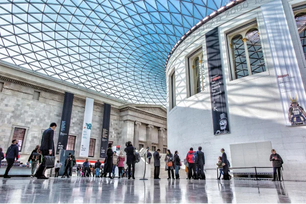 people in the british museum