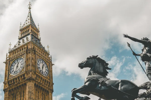 close-up of big ben