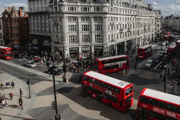 buses in central london